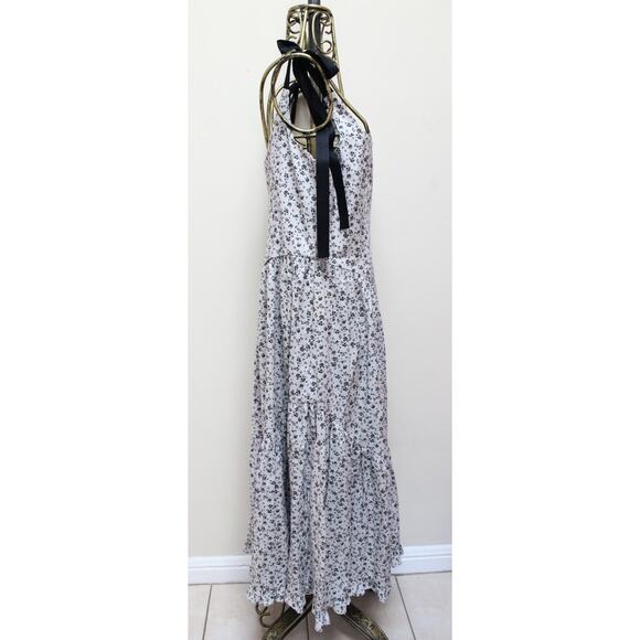 NWT Of Her Own Kind Gray Mirabelle Floral Corset Maxi Dress Size XXL - Picture 4 of 7
